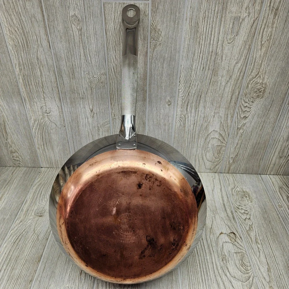 Revere Ware Institutional Stainless Fry Pan Patio 12